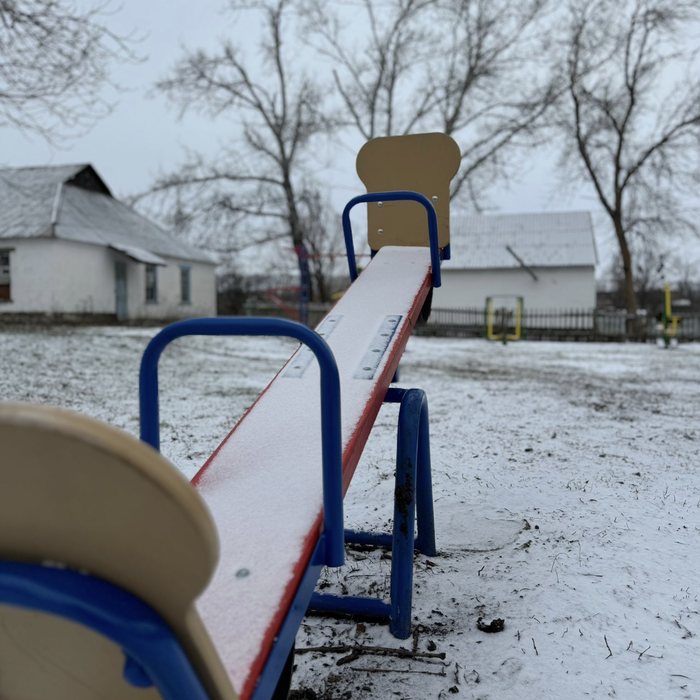 New seesaw at the playground